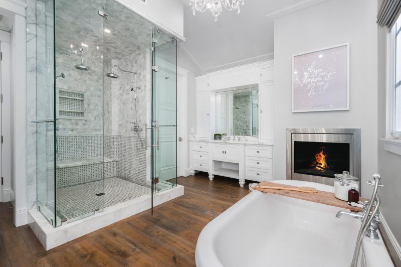 Elegant Walk-In Showers